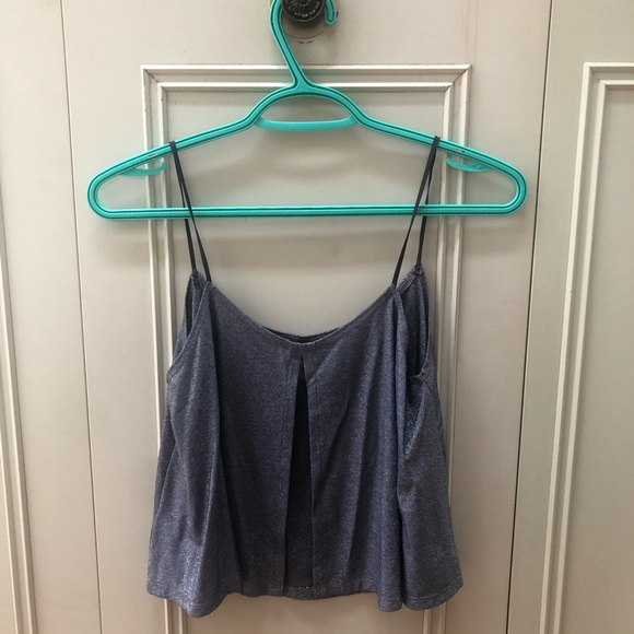 Only hearts metallic backless tank - Picture 2 of 3